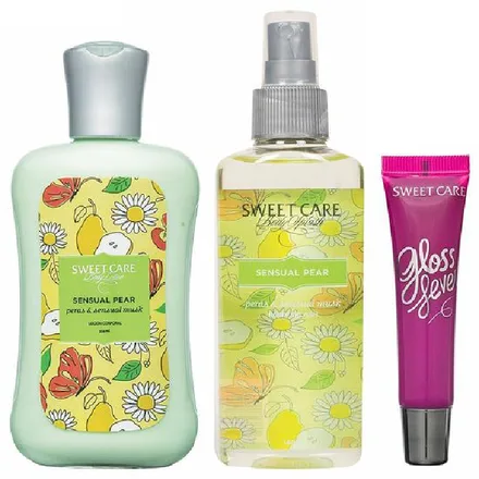 Sweet Care Pear Body Splash Lotion Gloss 140ml 236ml
