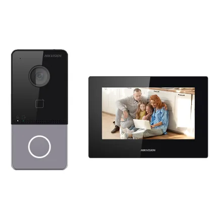 HIKVISION KIT INTERFONE IP COM VIDEO DS-KIS605-P(C)