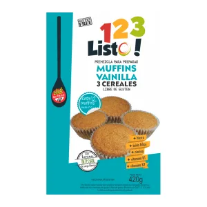 Mistura Muffins Baunilha Gluten 420g