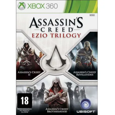 Jogo Xbox 360 Assassins Creed Ezio Trilogy