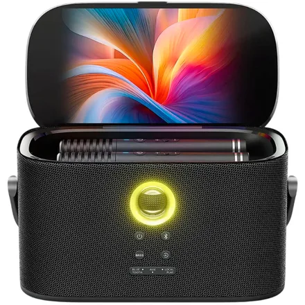 Speaker Joog Shell S2 8 Karaoke 2 Microfone