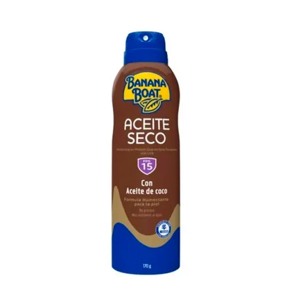 Aceite Bronzeador Banana Boat Seco Spray Fps 15 170ml