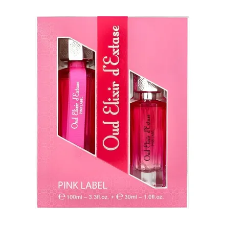 Linn Young Oud Elixir Extase Pink Femenino Eau Parfum Plus 100ml 30ml