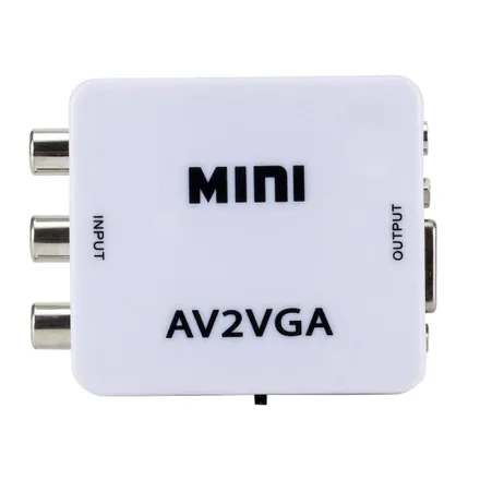 MINI CONVERSOR RCA/AV A VGA