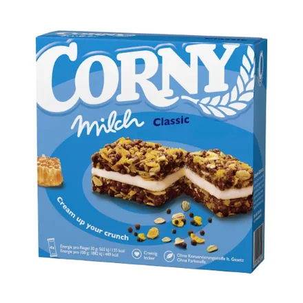 Barra Cereal Schwartau Corny Milk Classic 120 Gr