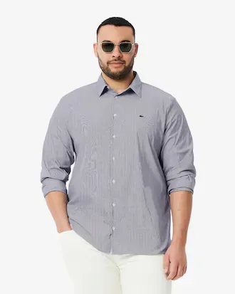 Lacoste Camisa 23 522 Poplin Strech Slim Fit 40
