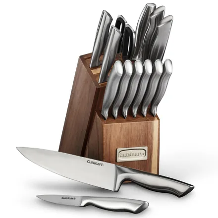 Jogo Facas Bloco Cuisinart Knife Acacia 15
