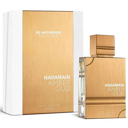 Perfume Al Haramain Amber Oud White Eau Parfum Unissex 100ml