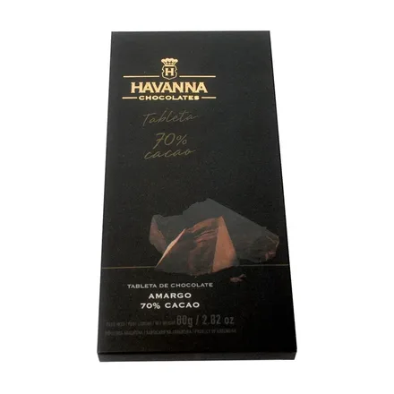 Chocolate Havanna 80GR 70 Cacao