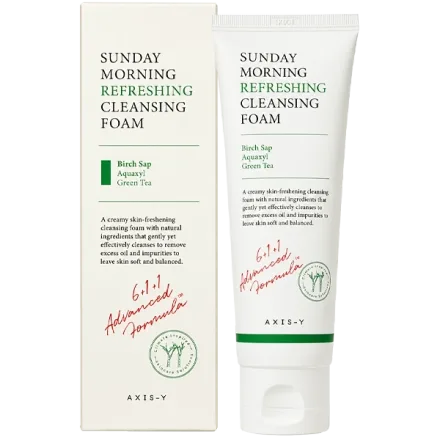 Espuma Facial Limpeza Axis Sunday Morning Refreshing Cleansing 120ml