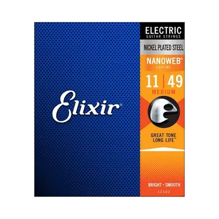 Cuerda Guitarra Eléctrica Elixir Nanoweb Ex12102
