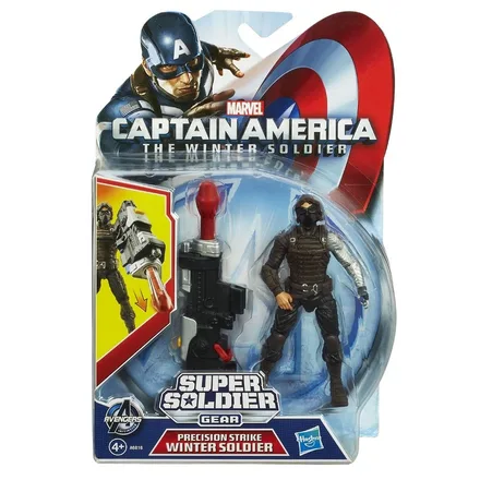 JUGUETE MARVEL CAPTAIN AMERICA SUPER SOLDIER ATACK DE PRECISION WINTER SOLDIER A6816