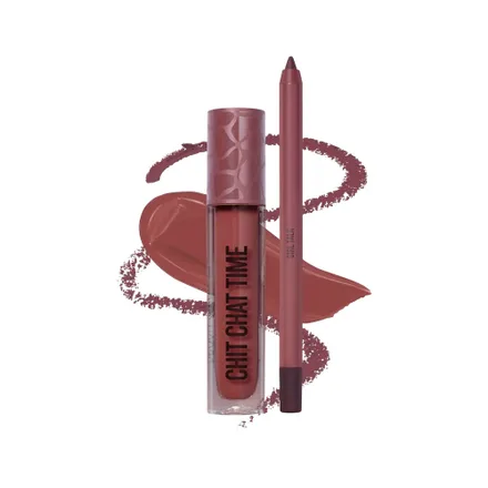 Set Cosmeticos Beauty Creations Lip Duo Chit Chat Time 2 Piezas