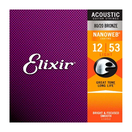 Cuerdas Para Guitarra Elixir Nanoweb Ex11052