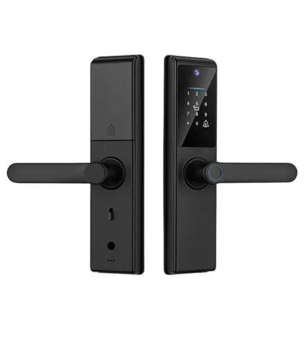 FECHADURA DIGITAL S821MAX WIFI TUYA/SENHA/CARTÃO/CHAVE/CAM P