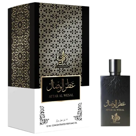 Oleo Perfumado Unissex Al Wataniah Attar Wesal Concentrado 12ml