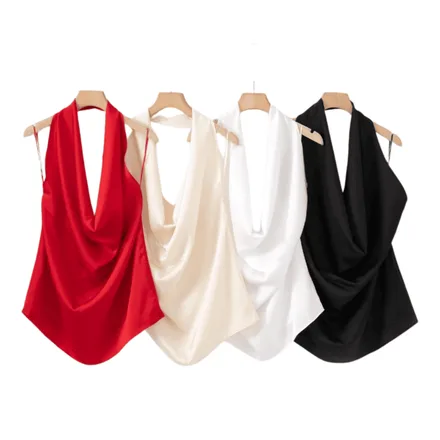 BLUSA DE CETIM