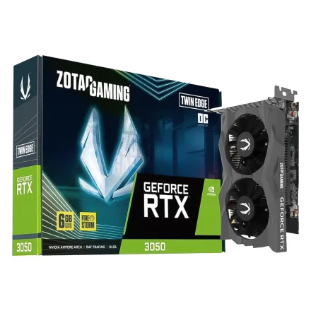 Placa Video Zotac Twin Edge Oc Geforce Rtx 3050 Gddr 6 Zt 10L
