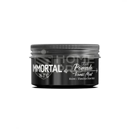 Pomada Capilar Immortal Nyc Exclusive Cream Pomade Iconic Men Shine Flexible Firm Hold 50ml