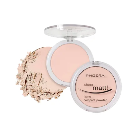 Polvo Compacto Phoera Sheer Matte 201 Translucent 12 Gr