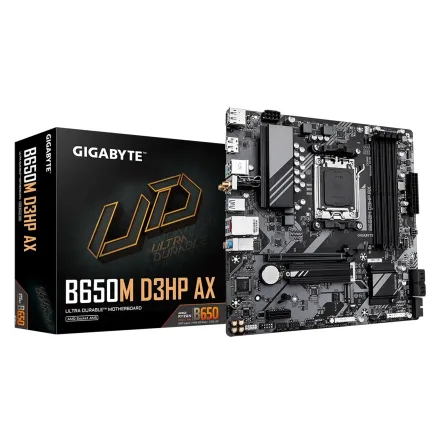 Placa Mae Gigabyte D3HP Ax Ddr 5 Socket AM5 Chipset B650 Atx
