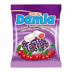 Bala Cereja Damla Tayas 90g