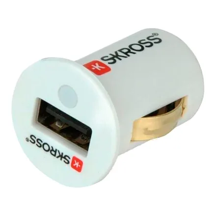 Carregador Veicular Skross Midget ADIB00E4LGVX6 USB – Branco