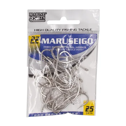 Anzuelo Marine Sports Maruseigo Nickel 22 25 Pcs