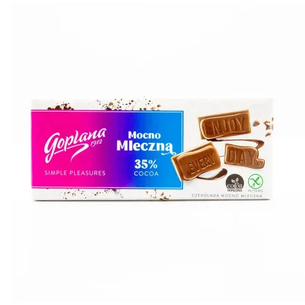 Tableta Chocolate Con Leche Goplana 35 Cacao 90GR