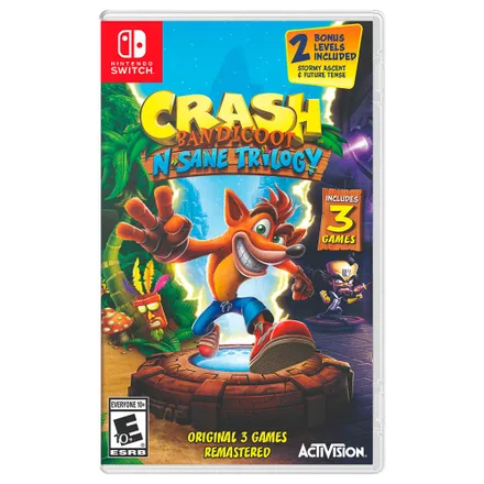 JOGO CRASH BANDICOOT TRILOGY NINTENDO SWITCH