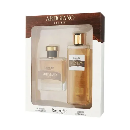 Beautik London Artigiano Masculino Eau Toilette Plus Shower Gel 100ml