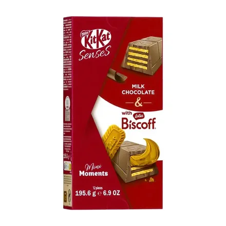 CHOCOLATE KIT KAT SENSES MILK MINI MOMENTS 195.6G
