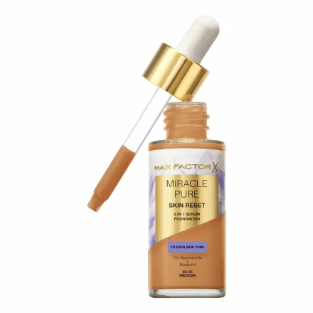Max Factor Base Maquillaje Pure Skin Reset 80 85 Med
