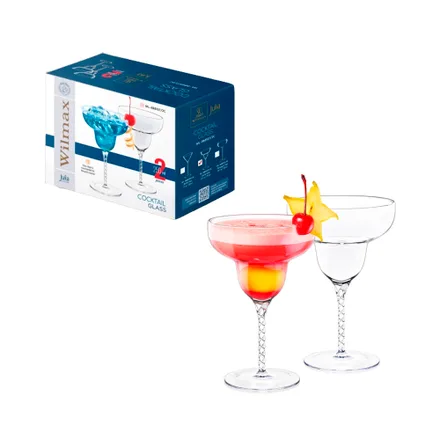Set Copas Wilmax Margarita Julia Vysotskaya 2 Unid 250ml