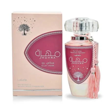 Perfume Lattafa Mohra Silky Rose Eau Parfum Feminino 100ml