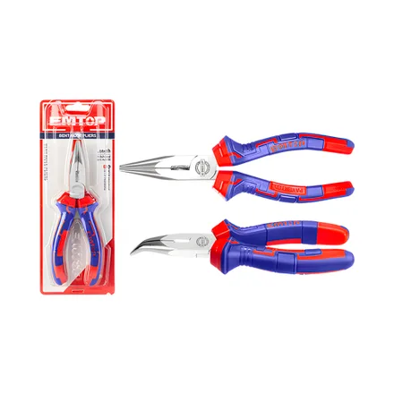 Alicate De Punta Curva Emtop Eplrb0611 16 Cm