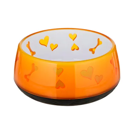 Comedero Mascotas Afp 5731 Dog Love Naranja 900ml