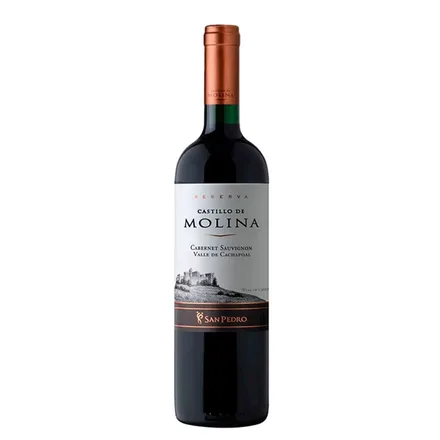 Vino Chileno Tinto Castillo Molina Reserva Cabernet Sauvignon 750ml