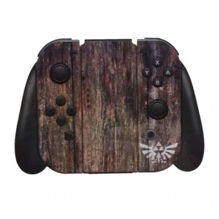 Adesivo Nintendo Switch Zelda Woodgrain Triforce 2 Adesivos