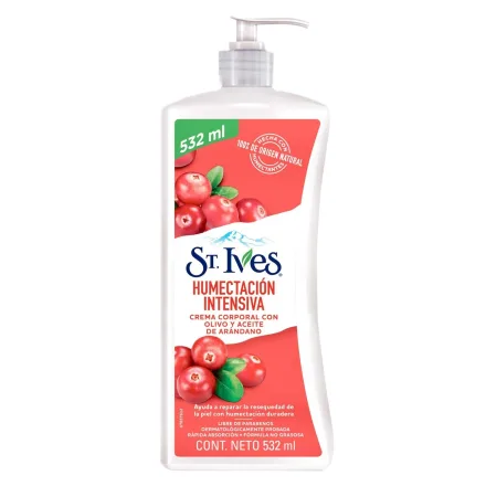 St Ives Crema Corporal Olivo Arandano 532ml