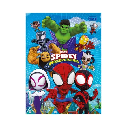 Cuaderno Universitario Tilibra Marvel Spidey His Amazing Friends 80 Hojas Surtido 1 Pieza