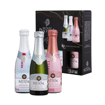 Espumante Monte Paschoal Moscatel 3 1 187ml