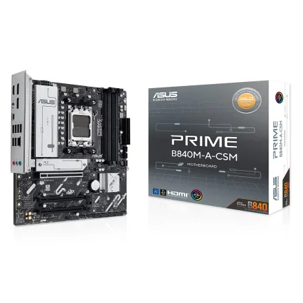 Placa Mae Prime Csm Socket AM5 Chipset B840 Ddr 5 Atx
