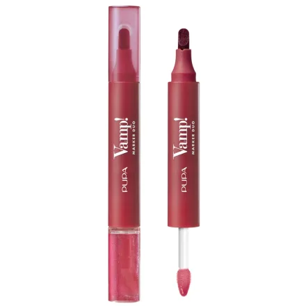 Pupa Marcador Duo Delineador Brillo Labial 005 Cherry Granita