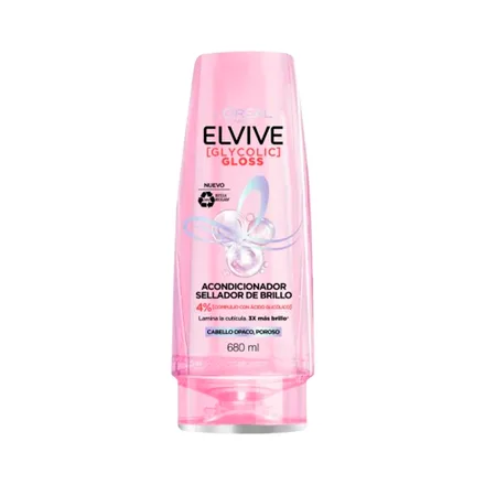Acondicionador Oreal Elvive Glicolic Gloss 680ml