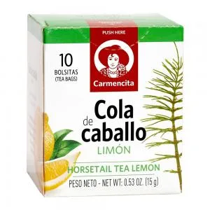 Cha Carmencita Horsetail Lemon 10 Saquinhos