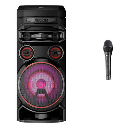 Torre Som Xboom Rnc 7 Karaoke Star Super Bass Boost Iluminacao Multicor Party Microfone Dperllk