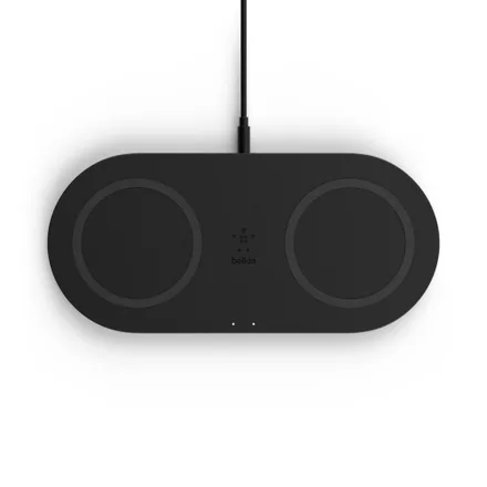 Carregador Wireless Belkin 10W Dual Charging Pad Preto Brasil – WIZ002VFBK