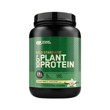 Suplemento Optimum Nutrition Standard 100 Plant Protein Creamy Vanilla Lb