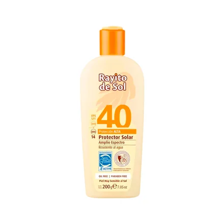 Protector Solar Rayito Sol Spf 40 200 Gr